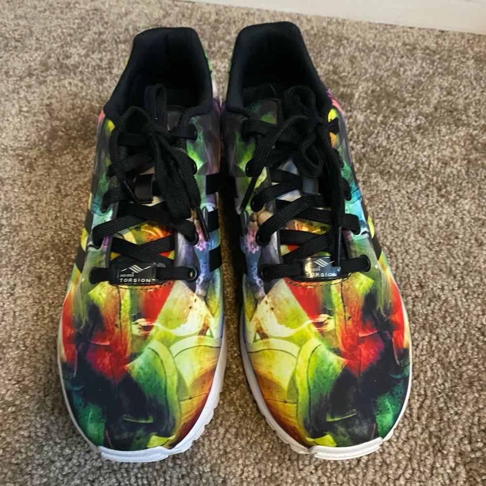 Adidas Mens size 7 Ortholite Torsion Multicolor Shoes, worn once - Picture 2 of 5
